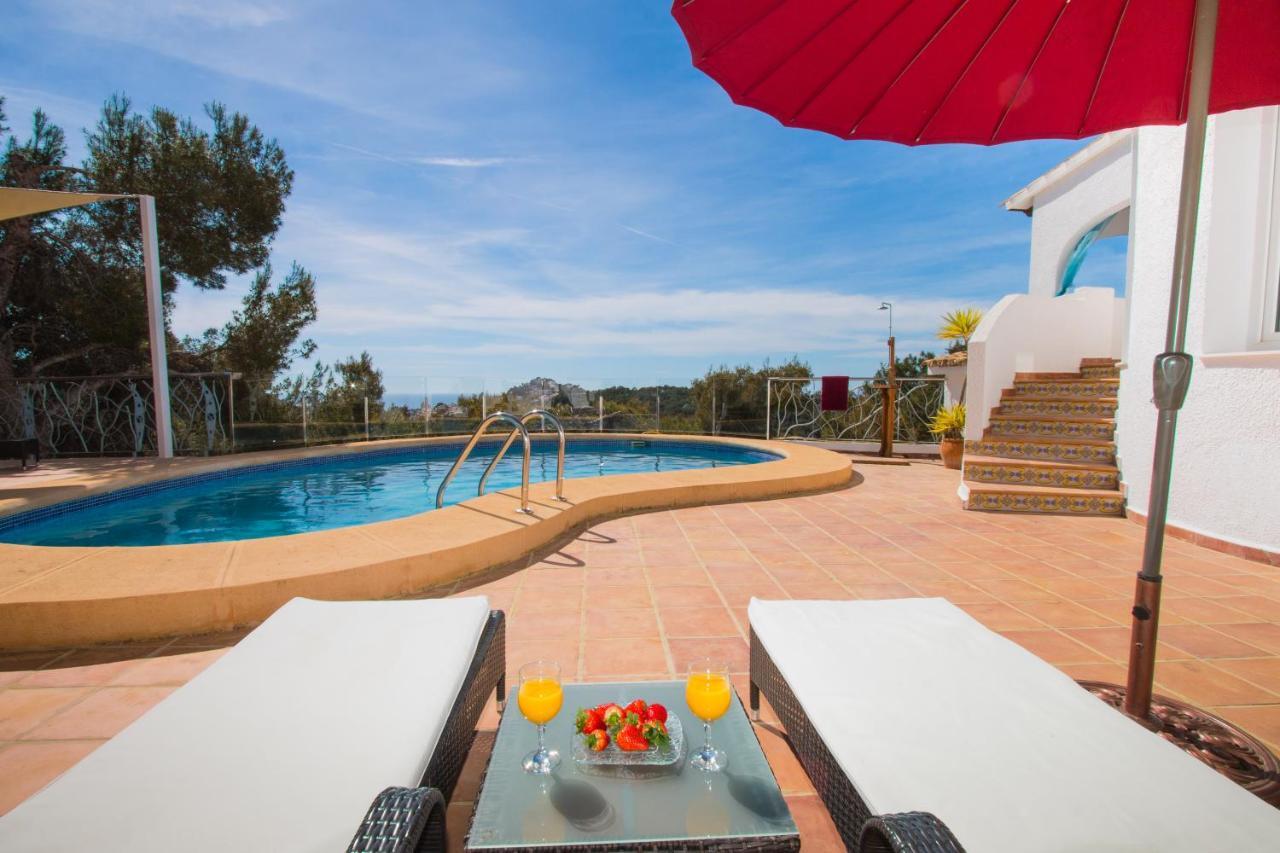 Casa Infinidad Villa Moraira Bagian luar foto