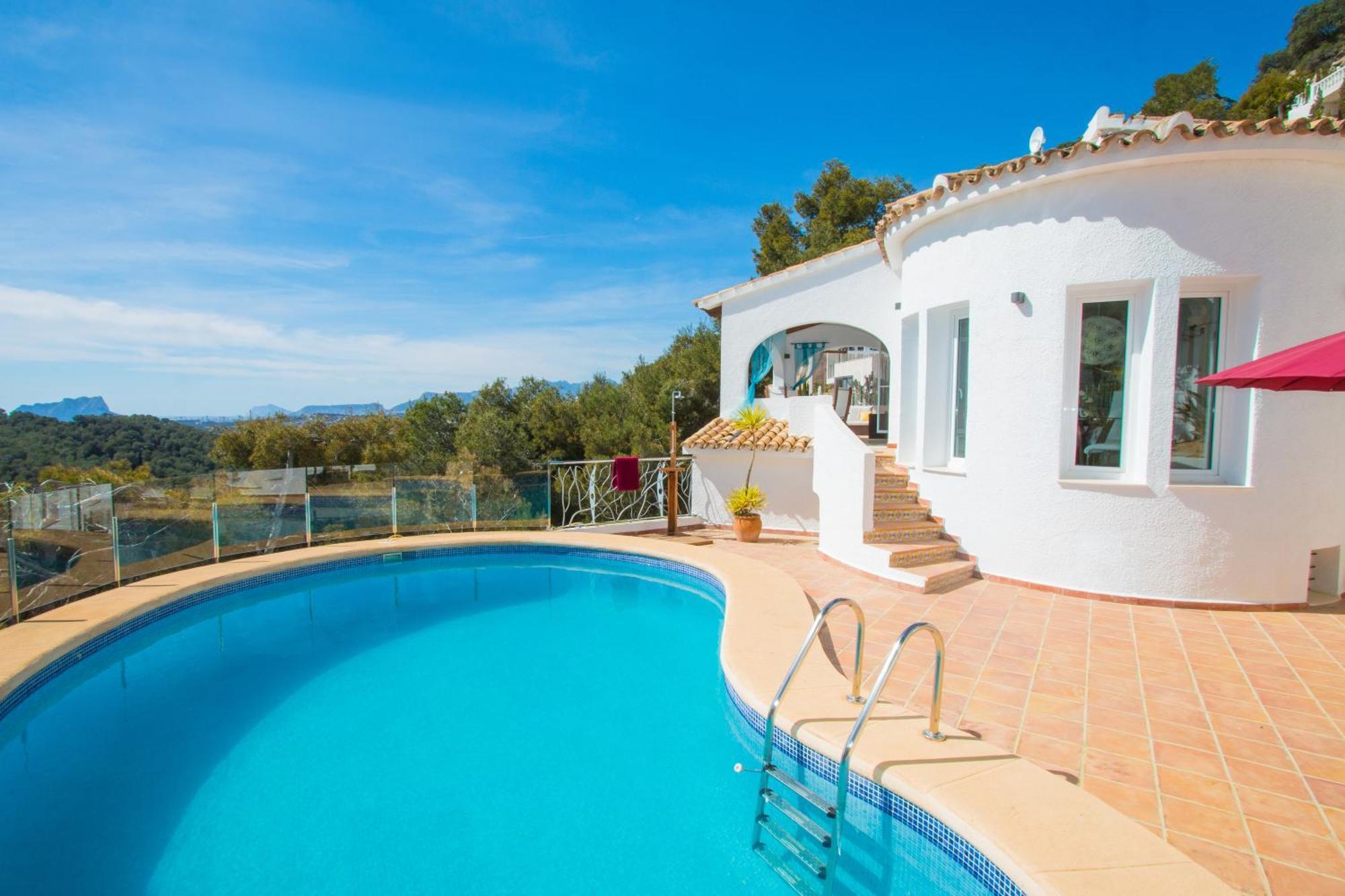 Casa Infinidad Villa Moraira Bagian luar foto